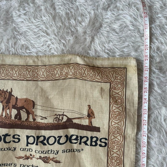Scots Proverbs Linen tea towel by Linanne - Picture 3 of 5